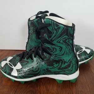 Under Armour Highlight Green Football Cleats New